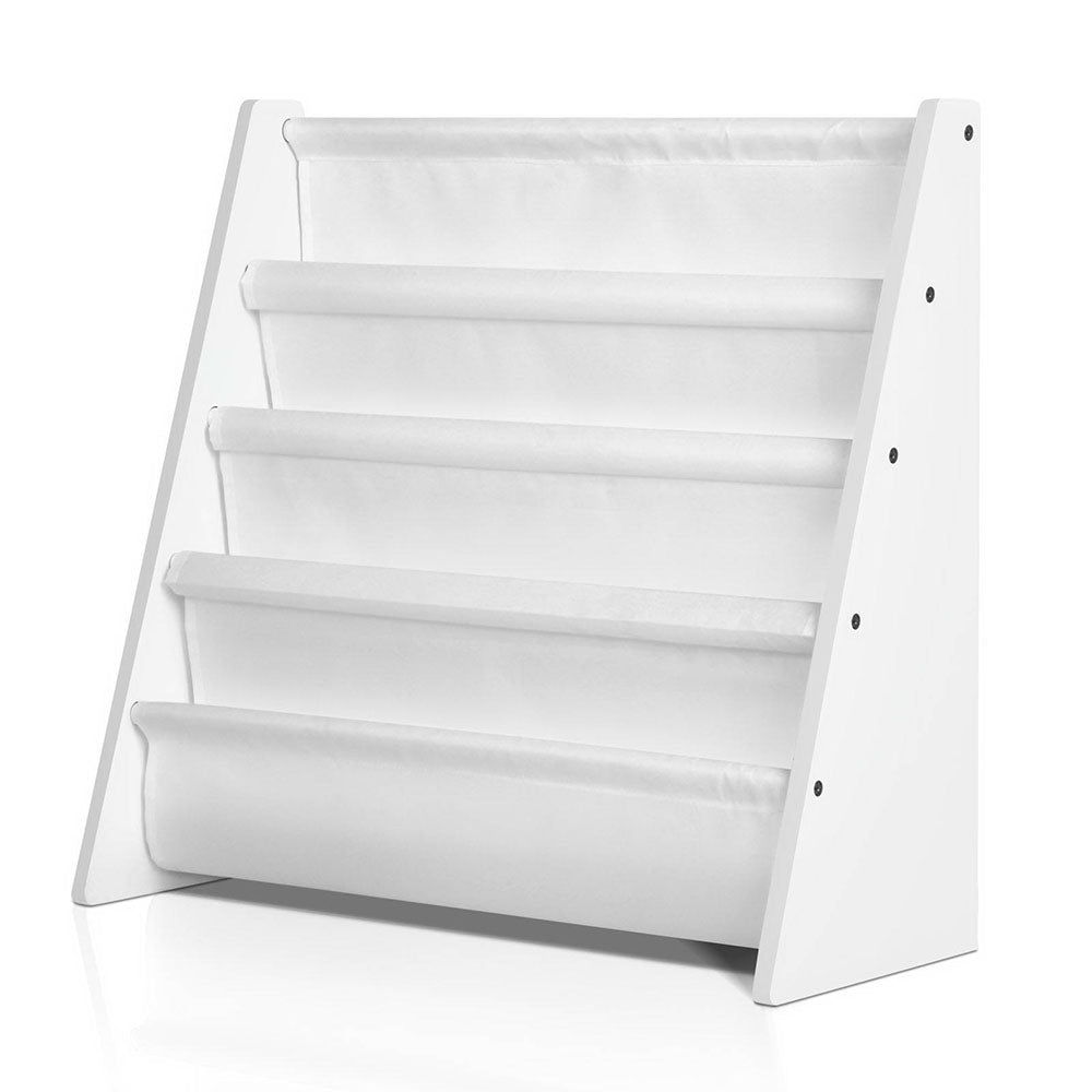 4 - Tier Children’s Bookshelf - Organised and Safe Storage for Little Readers - MiniMansion.com.au